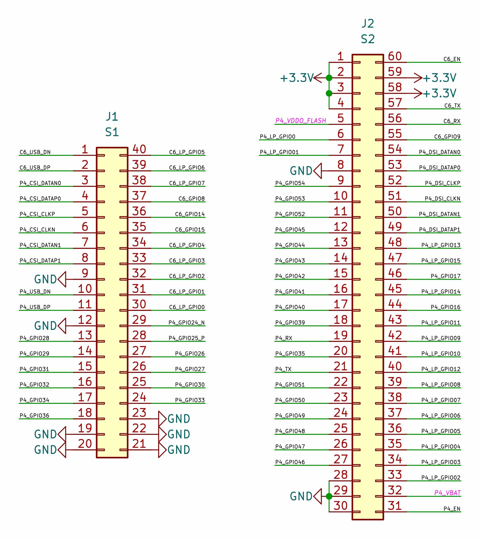 YeaCreate-ESP32-P4-CORE-PIN